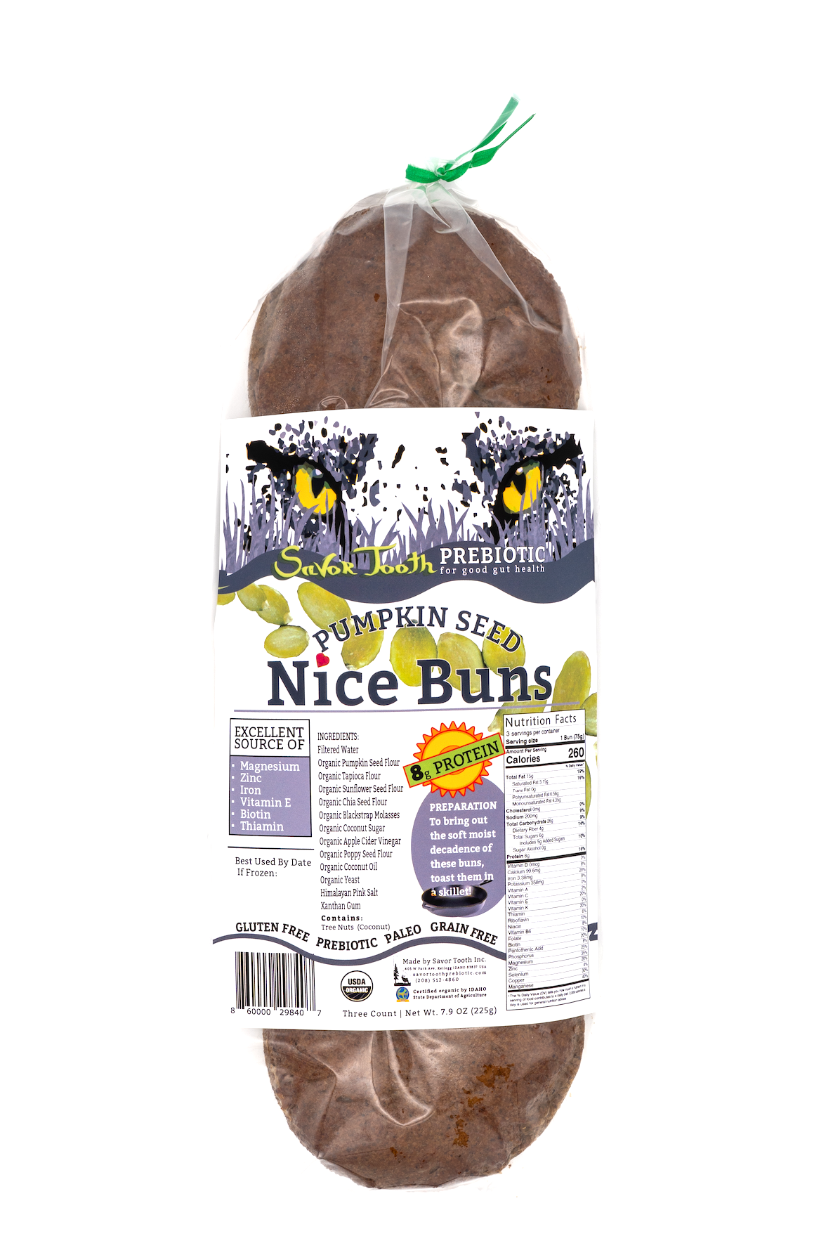 Organic Pumpkin Seed NICE BUNS
