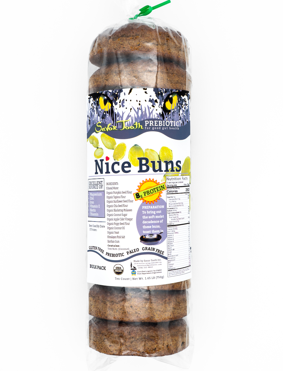 Organic Pumpkin Seed NICE BUNS