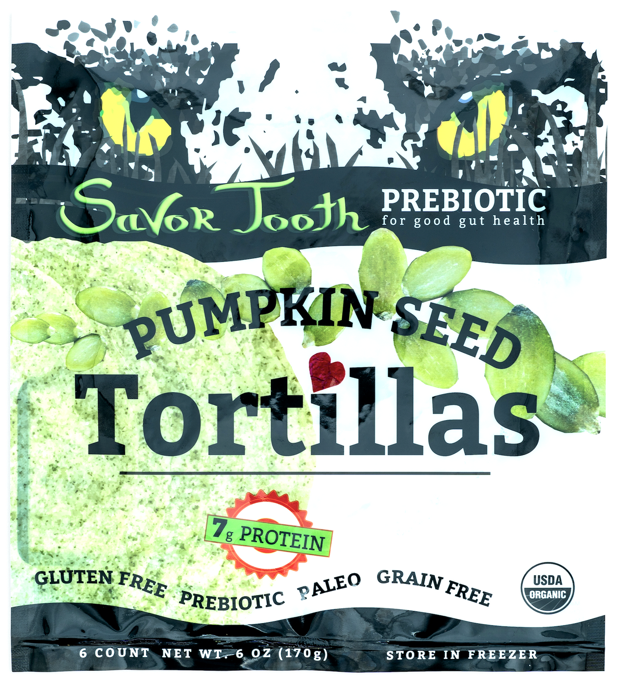 Organic Pumpkin Seed TORTILLAS