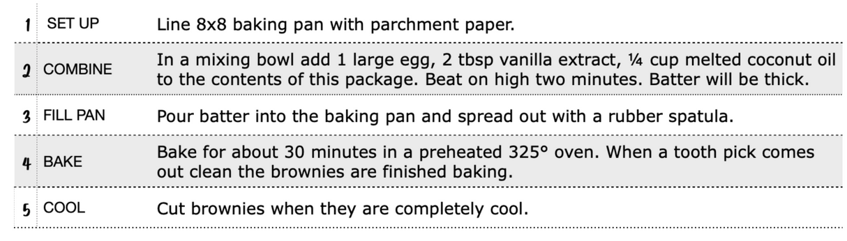 Organic Pumpkin Seed Brownie Mix