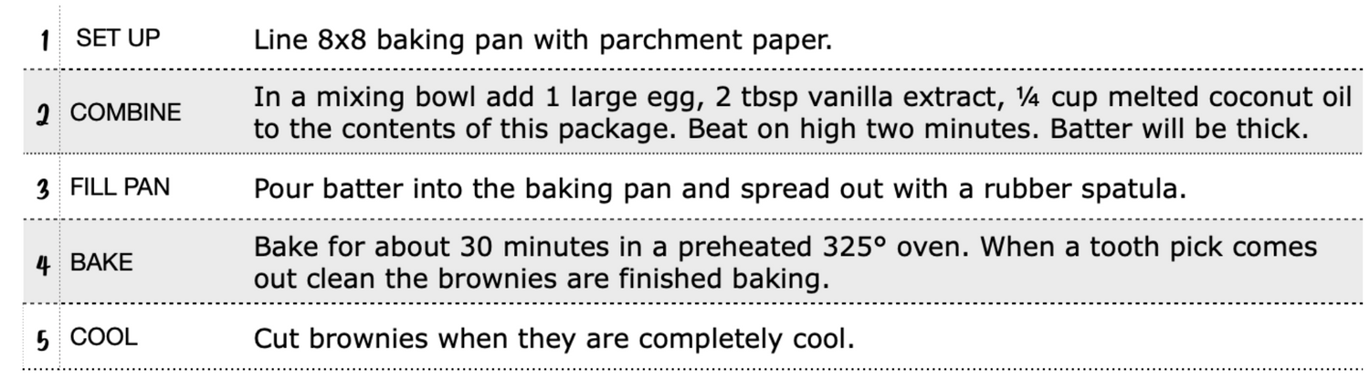 Organic Pumpkin Seed Brownie Mix