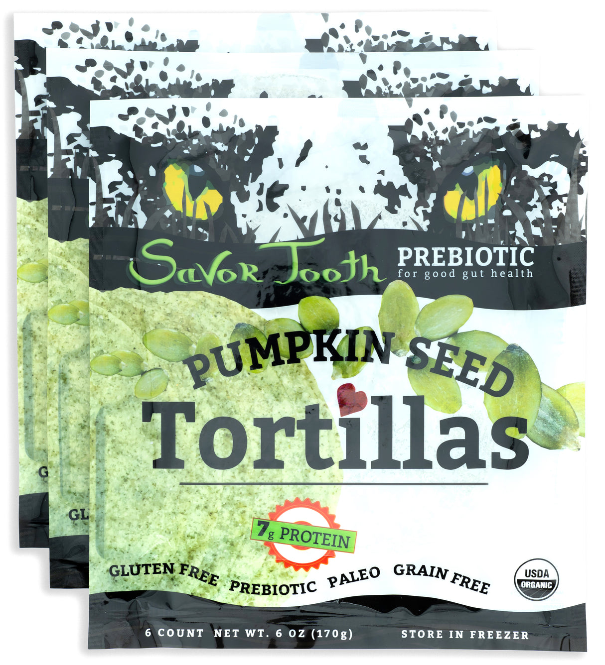 Organic Pumpkin Seed TORTILLAS