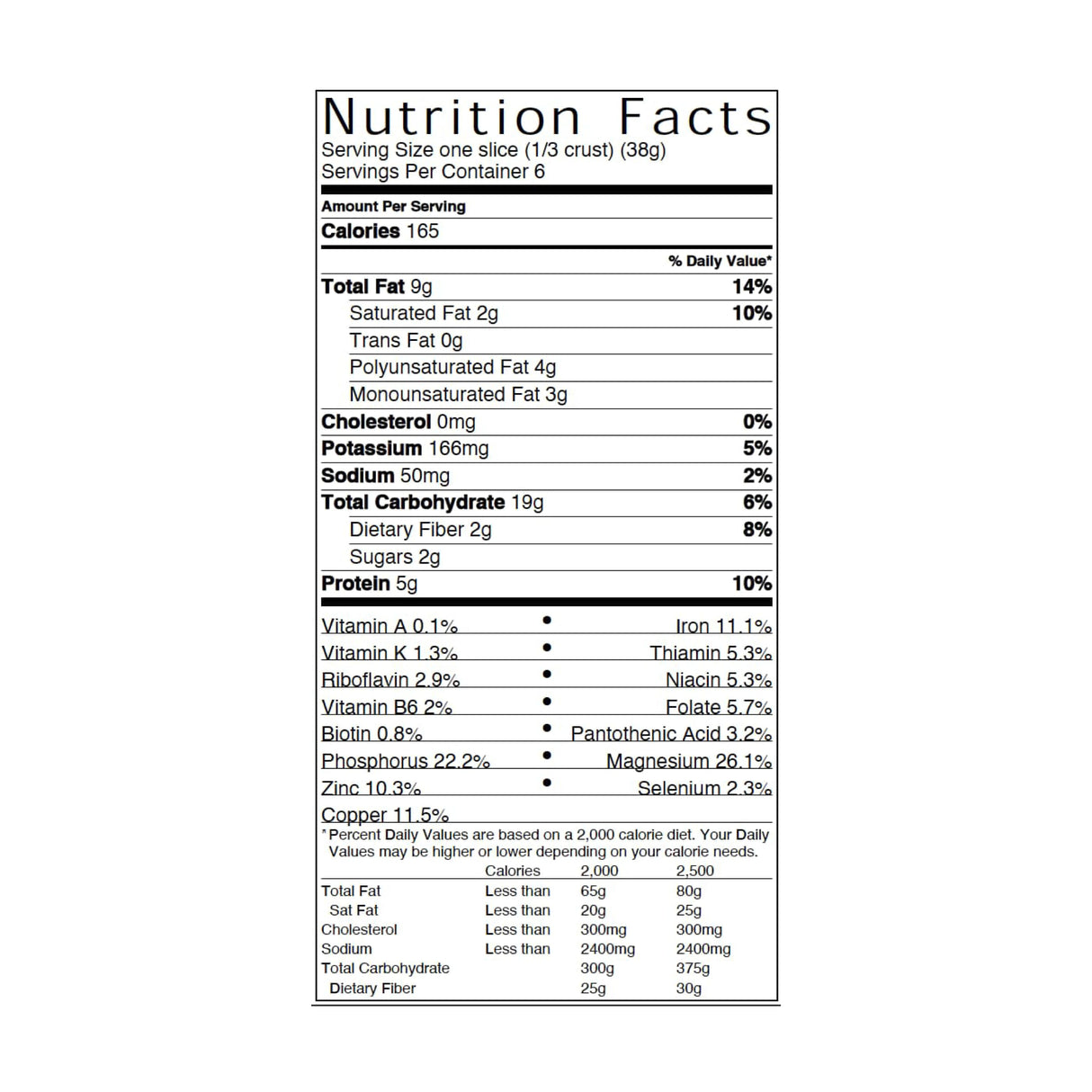 Organic Pumpkin Seed PIZZA CRUST