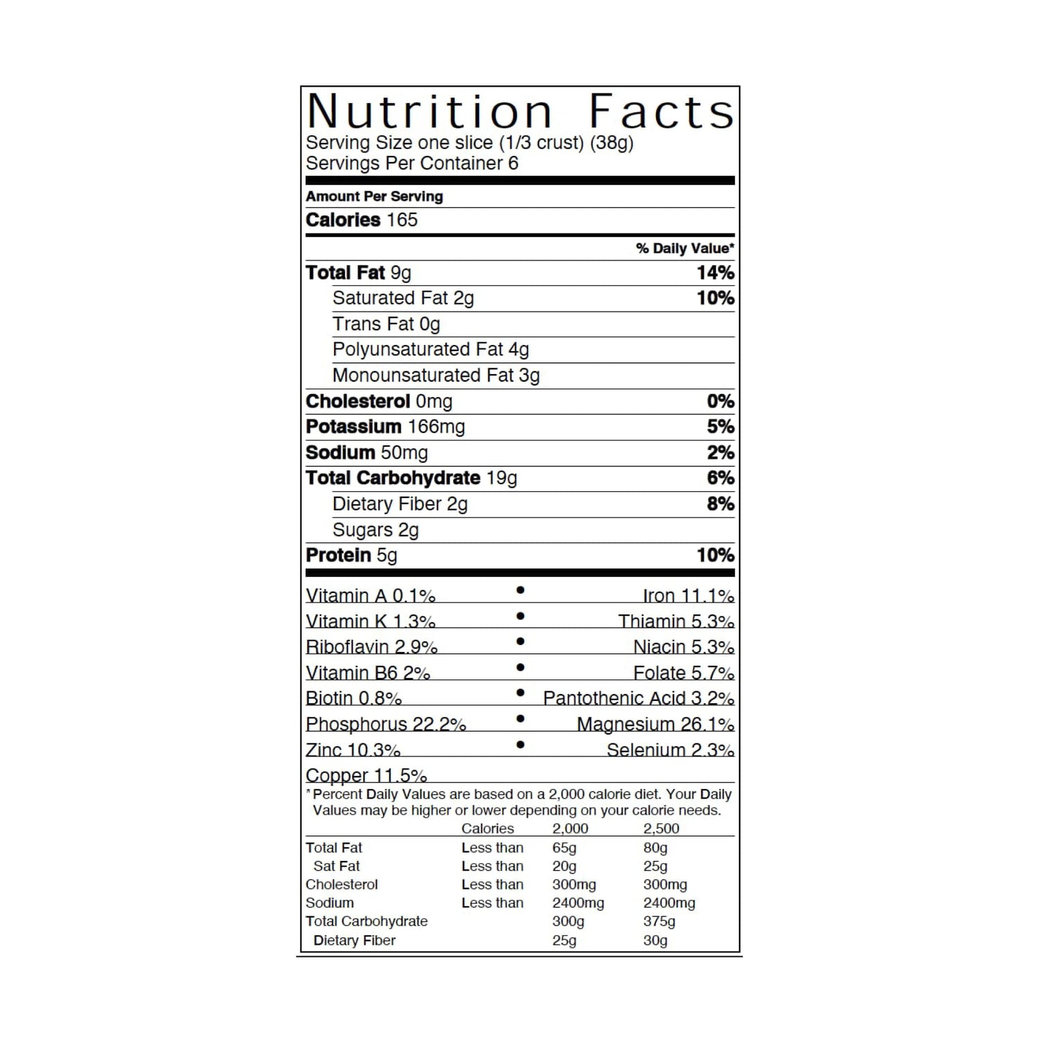 Organic Pumpkin Seed PIZZA CRUST
